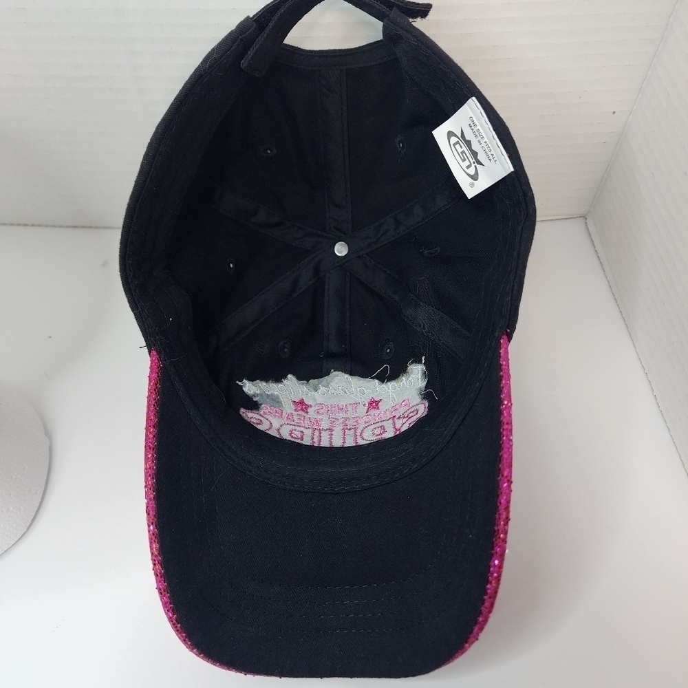 Forget Glass Slippers This Princess Wears Spurs Womens Black with Pink - Picture 7 of 8